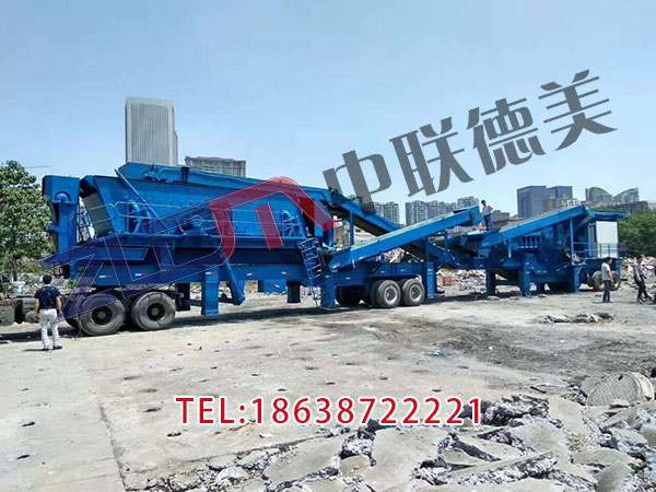 福建大形车载移动破碎站多少钱一台