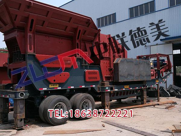 甘肃砂石移动破碎机机械设备