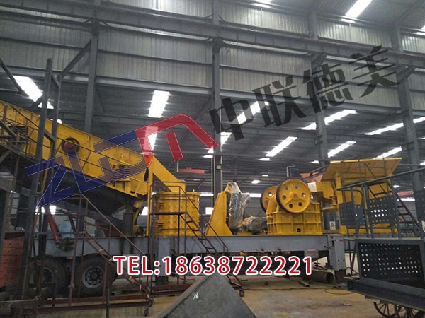 西藏轮胎移动破碎机建筑垃圾