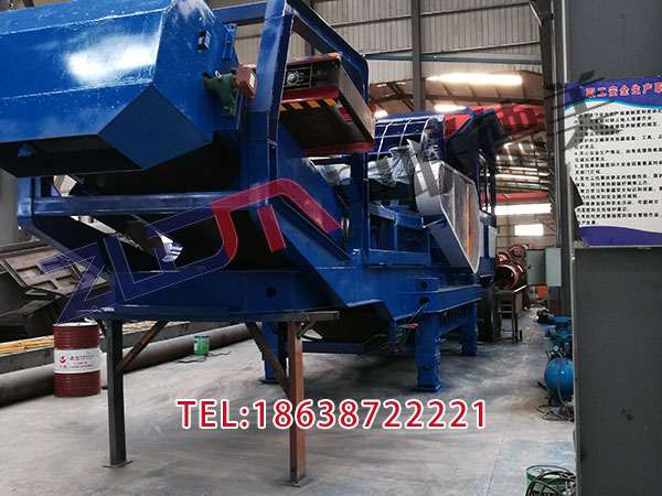 广东简易式移动破碎站设计