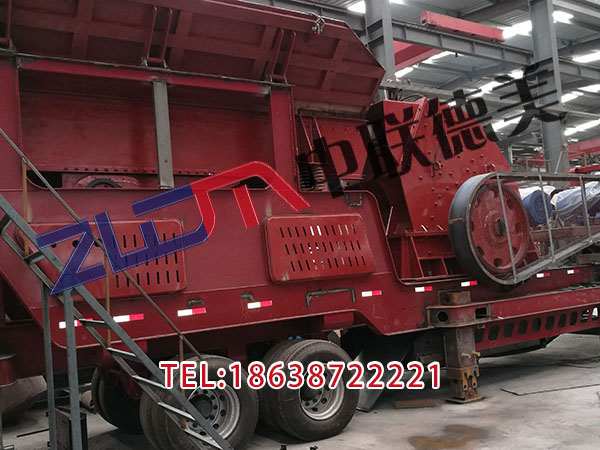 陕西挖机移动破碎站制砂